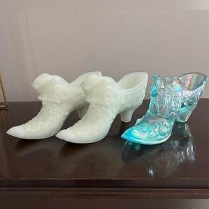 Fenton Art Glass Shoes Anniversary Sticker